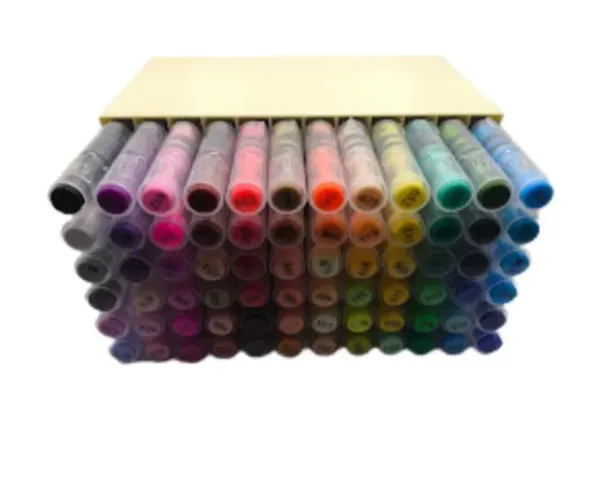 Organizador para Canetas Acrílicas - Suporte 3D Premium para 72 Unidades