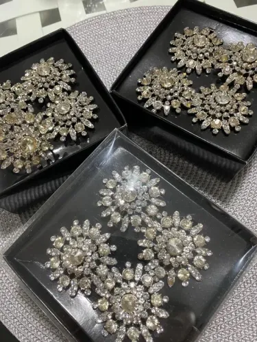 Argolas para guardanapos - decoração de Mesa
