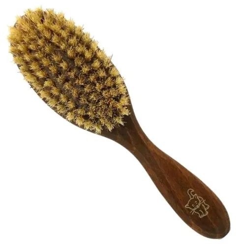 Escova media MAXIPIN Alemã - M - Cerdas naturais NOVA - Para gatos<br> 