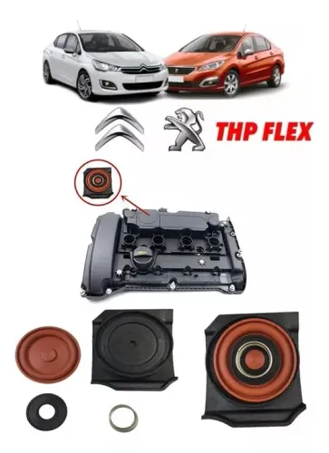 Válvula diafragma Peugeot e Citroen motor Thp flex.