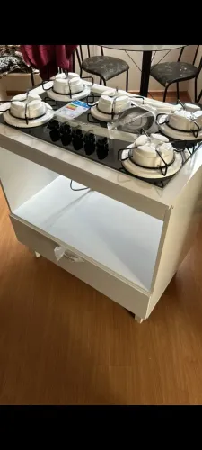 Balcão + Cooktop 5 Bocas Novo 