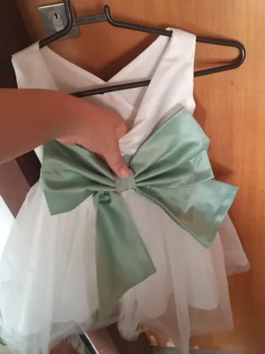 Vestido branco infantil