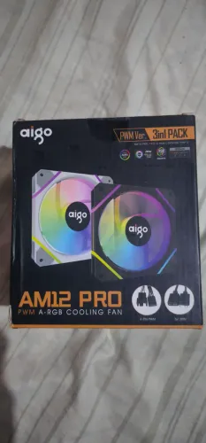 Fan White Aigo Am12Pro PWM aRgb 3in1