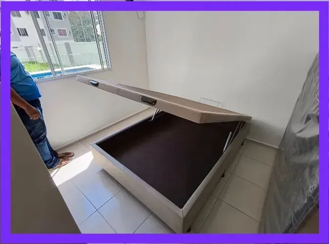 Baú Casal Bege Escuro