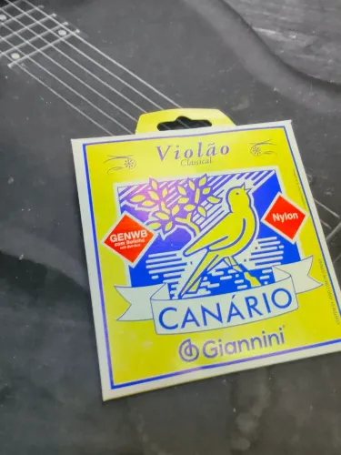 Encordoamento Giannini canário para violão de nylon com bolinha violão clássico mpb nylon