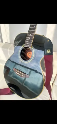 Violão  crafter coreano black piano IMPECÁVEL sem detalhes 