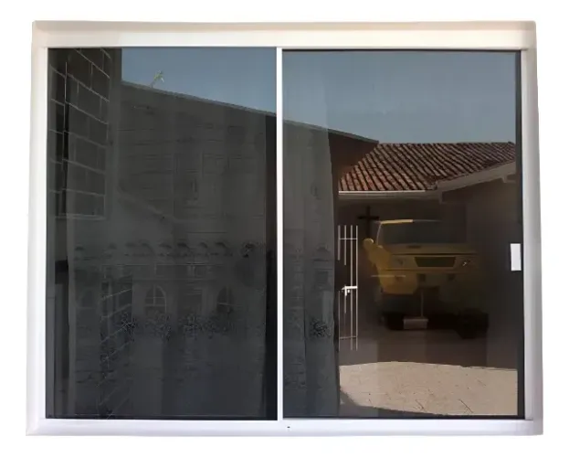 janela de correr de vidro temperado