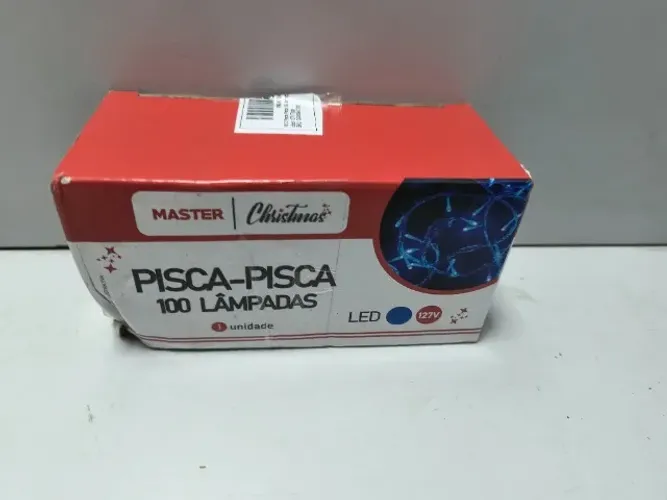 Lote 30 Pisca Pisca 100 Lampadas Led 127v 1 unidade 8Metros 60hz 2.3w Azul