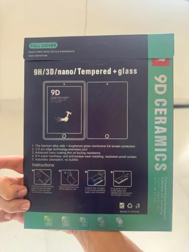 Película de Vidro Temperado 9D para Tablet