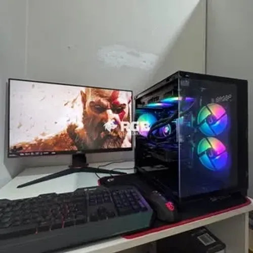 PC Gamer COMPLETO RYZEN 7 + RTX 4060 + 1 ano de garantia e em até 12x
