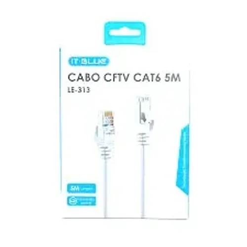 Cabo De Rede Cftv Cat6 Com 5 Metros Le-313