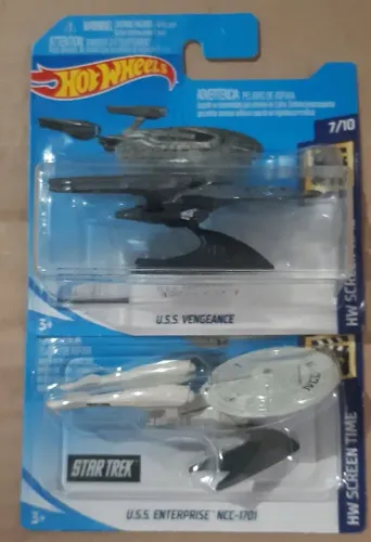 Star Trek USS Enterprise e USS Vengeance Hot Wheels