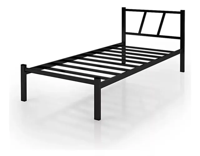 Cama de ferro solteiro - Estrutura resistente