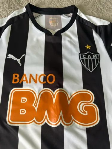 Camisa Listrada Original Atlético 2014 Tamanho M