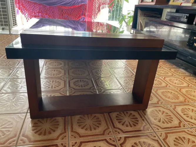 Mesa  de centro rústica