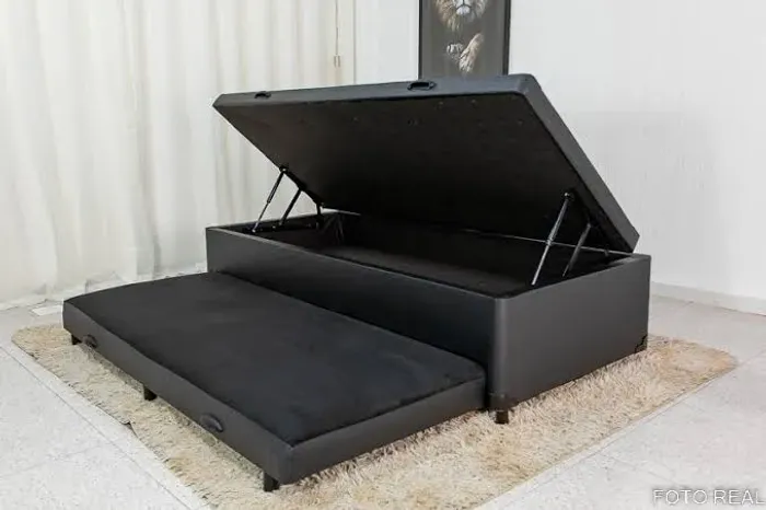 Base Box solteiro baú com cama auxiliar ENTREGA HOJE !!!  