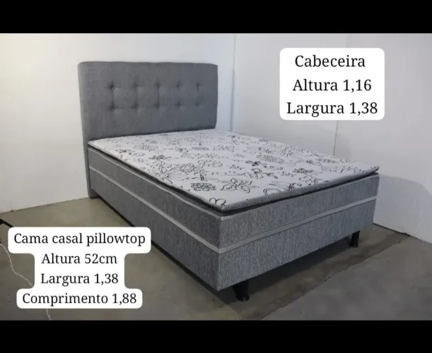 Cama Casal Pillowtop - Novo!