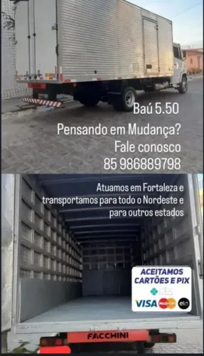Caminhão Baú Frete e Mudança