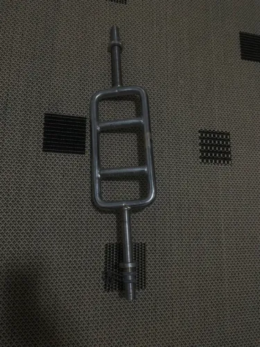 Barra H maciça cromada 