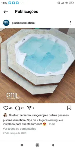 Ana: spa de 7 lugares Octagonal, diretamente de fábrica