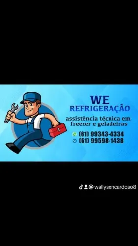 MANUTENÇÃO DE FREEZER E GELADEIRAS.