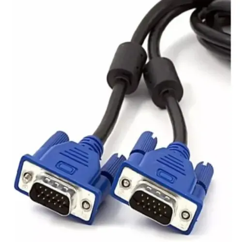 Cabo Com Conexão VGA x VGA Macho Para Monitor Com Filtro
