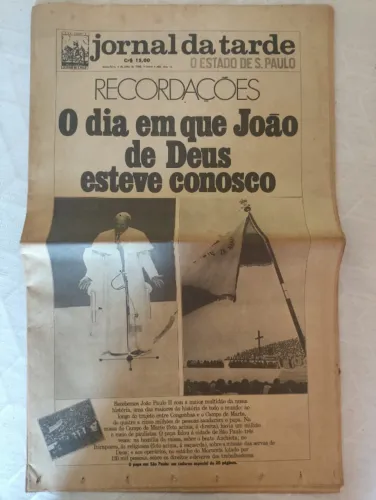 Edição histórica Jornal da Tarde: Visita do Papa Paulo II