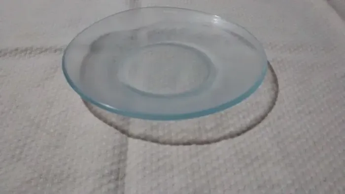Pires Duralex Transparente Marmorizado Artesanato Anos 80