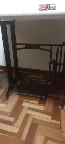 Mesa vintage suporte máquina de costura pedra de mármore 1,19 X 0, 75 cm5