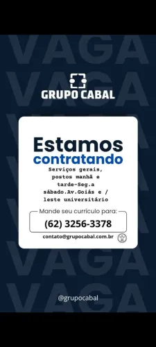 CONTRATAÇÃO PARA SERVIÇOS GERAIS