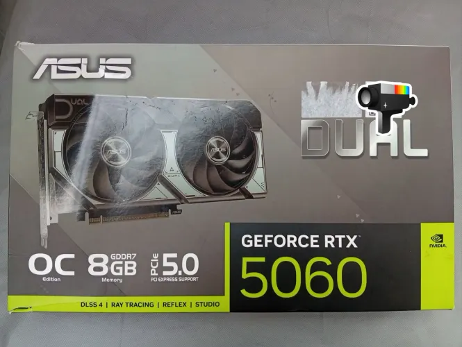 Placa de vídeo rtx 5060 DDR 7 Asus