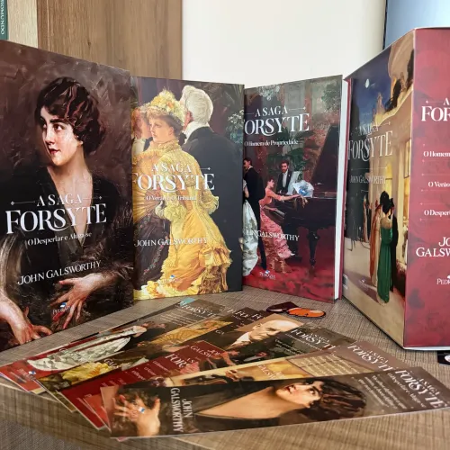 3 Livros Box Saga Forsyte - John Galsworthy (Pedrazul)