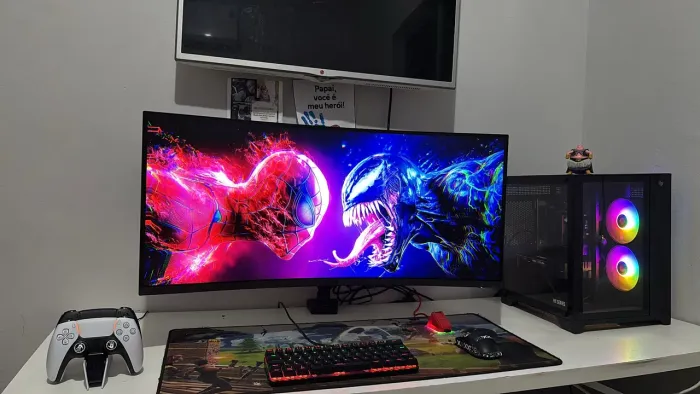 Vendo ou troco - pc gamer completo novo e garantia/ r5 5600GT + rx 5500 8gb + monitor 24 +