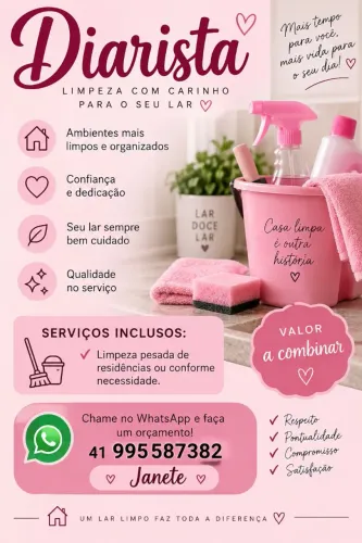 DIARISTA EM ARAUCÁRIA