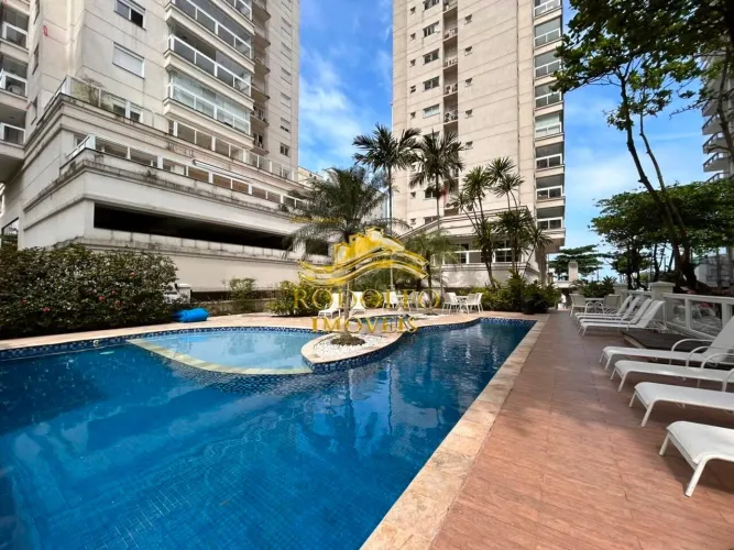 Guarujá-SP Praia das Pitangueiras 3 Dormitórios 115m² 2 Vagas Varanda Gourmet Piscina Saun