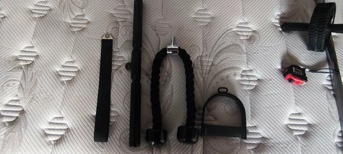 Kit de Puxadores + Polia alta + Suporte de anilhas