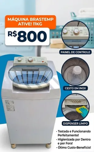 Máquina Brastemp 11kg