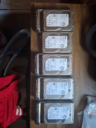 HD Dell SAS 2 Tb - lote com 5 unidades