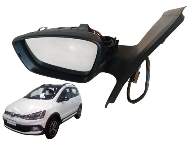 Retrovisor Esquerdo Volkswagen Fox 2010 a 2021 Original 