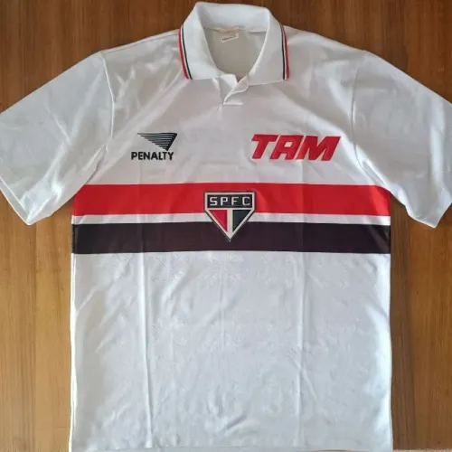 camisa original 1993 são paulo fc penalty branca tamanho g spfc tam