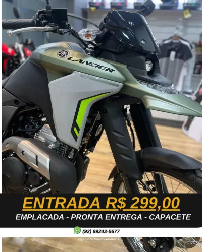 Nova Lander 250 Connected 0km com 299 de entrada! Só Hoje!