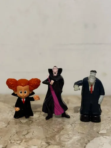 Bonecos Hotel Transylvania Kit Com 3 Coleção McDonalds - Original Excelente Estado