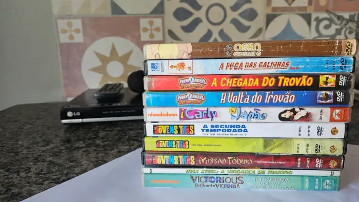 DVD 10 unidades variados infantil original