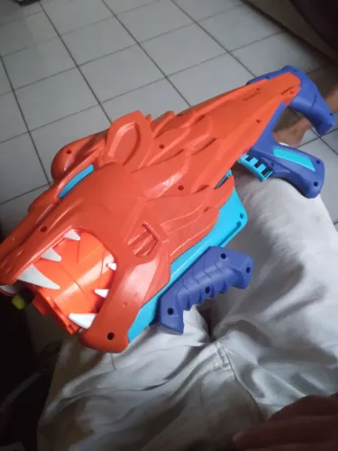Lançador Nerf Wild Lionfury Com 16 Dardos Elite 2.0 Orange And Blue<br>