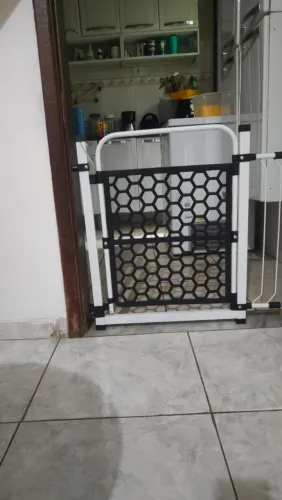 Portão móvel novíssimo bebe ou pet
