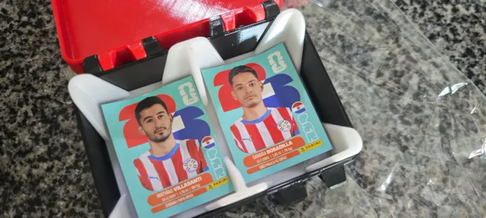 Caixinha de figurinhas da copa do mundo flamengo 