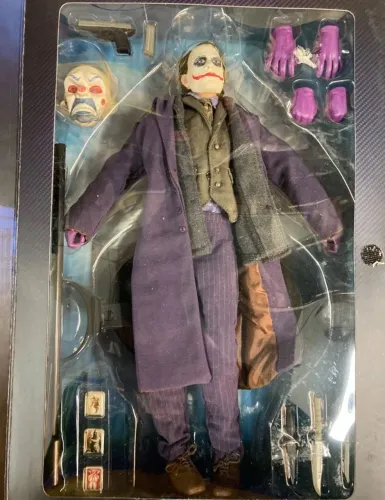 Boneco Raríssimo Coringa The Joker Dark Knight 30cm - Action Figure - Exclusivo - Novo
