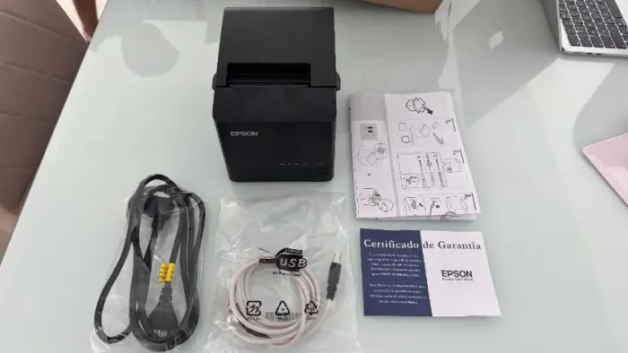 Impressora Térmica Epson TM-T20X 80mm / Cupom Fiscal / Não Fiscal / Sem Uso