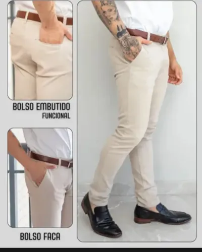 Calça bege