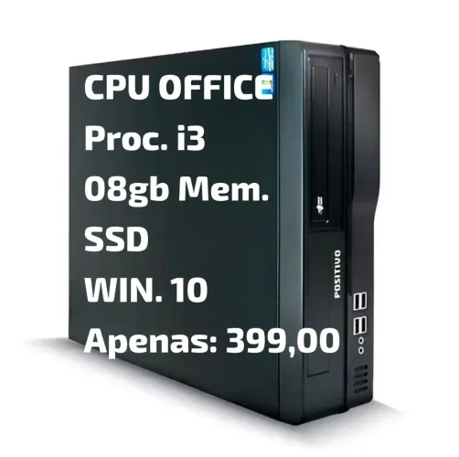 CPU computador i3 com ssd
